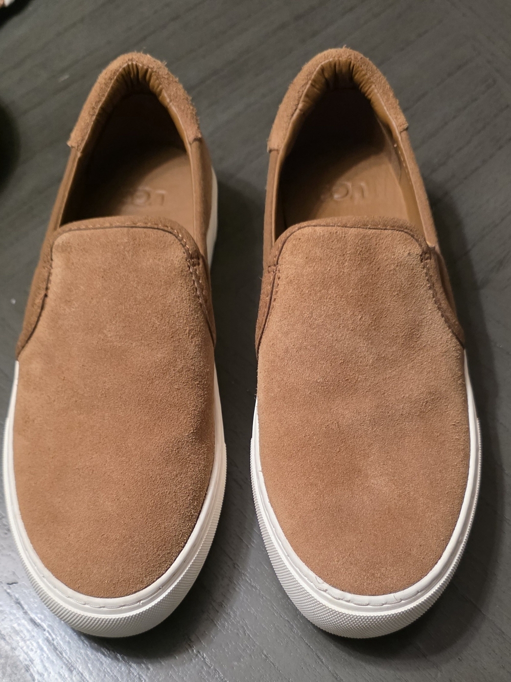 UGG Women’s Chestnut Suede Slip-On Platforms